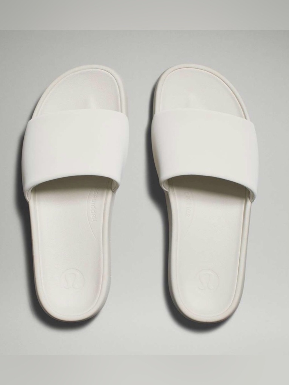 NIB New Lululemon Restfeel Womens Slide Bone / Bone / Bone